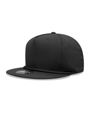 Decky 1041 - 5 Panel High Profile Structured Cotton Blend Rope Hat