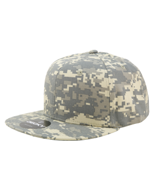 Decky 1047 - 6 Panel High Profile Structured Camo Snapback