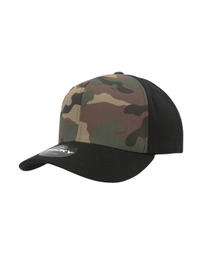 Decky 1048 - 6 Panel Mid Profile Structured Camo Cap