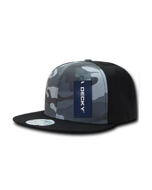 Decky 1049 - 6 Panel High Profile Structured Camo Snapback