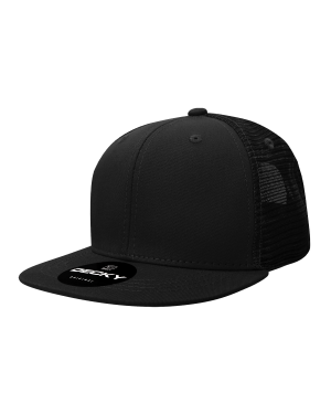 Decky 1052 - 6 Panel High Profile Structured Acrylic/Polyester Trucker Cap