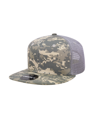 Decky 1055 - 6 Panel High Profile Structured Camo Trucker