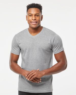 Tultex 207 - Men's Poly-Rich V-Neck T-Shirt