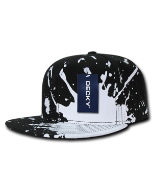 Decky 1125 - 6 Panel High Profile Structured Splat Snapback Cap