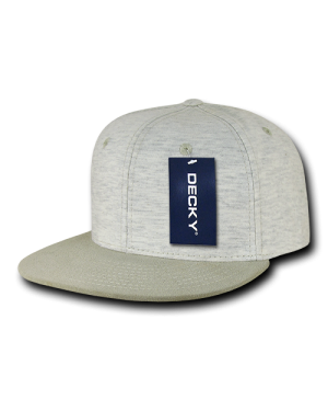 Decky 1131 - 6 Panel High Profile Structured Jersey Knit Snapback Cap