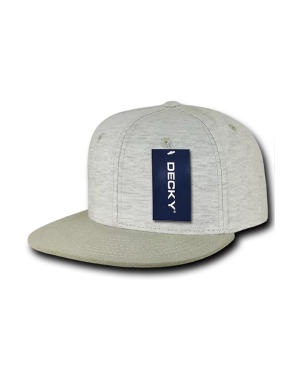 Decky 1131 - 6 Panel High Profile Structured Jersey Knit Snapback Cap