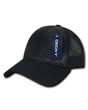 Decky 1142 - 6 Panel Low Profile Structured Quilted Trucker