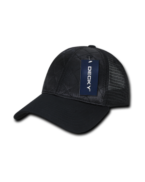 Decky 1142 - 6 Panel Low Profile Structured Quilted Trucker