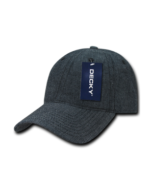 Decky 117 - 6 Panel Low Profile Relaxed Denim Dad Hat
