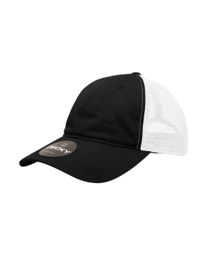 Decky 120 - 6 Panel Low Profile Relaxed Cotton Trucker Cap