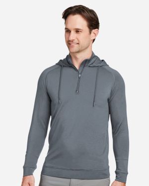 Swannies SWV600 - Unisex Vandyke Quarter-Zip Hooded Pullover