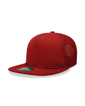 Decky 223 - 5 Panel High Profile Structured Foam Trucker Cap
