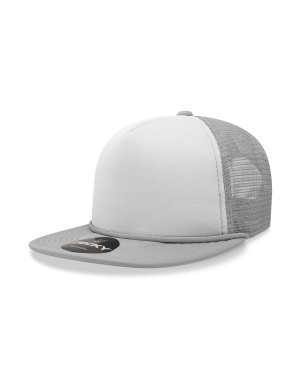 Decky 224 - 5 Panel High Profile Structured Two Tone Foam Trucker Cap