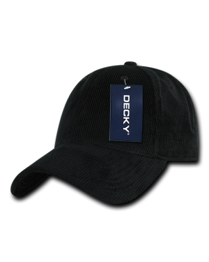 Decky 231 - 6 Panel Low Profile Structured Corduroy Cap
