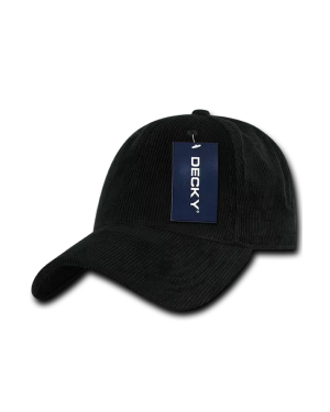Decky 231 - 6 Panel Low Profile Structured Corduroy Cap