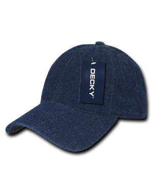 Decky 235 - 6 Panel Low Profile Relaxed Denim Cap