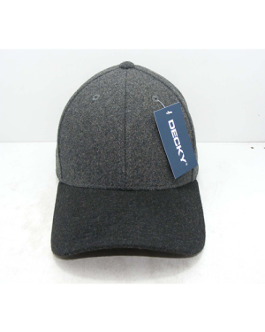 Decky 236 - 6 Panel Low Profile Structured Melton Cap