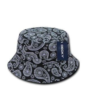 Decky 459 - Relaxed Paisley Bucket Hats