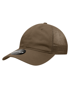 Decky 5122 - Women's 6 Panel Low Profile Relaxed Cotton Trucker Cap