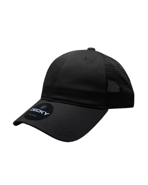 Decky 5122 - Women's 6 Panel Low Profile Relaxed Cotton Trucker Cap