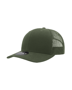 Decky 6021 - 6 Panel Mid Profile Structured Cotton Blend Trucker Cap