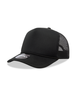 Decky 6025 - 5 Panel Mid Profile Structured Foam Trucker Cap