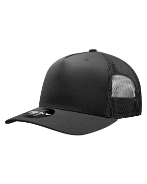 Decky 6030 - 5 Panel Mid Profile Structured Cotton Blend Trucker Cap