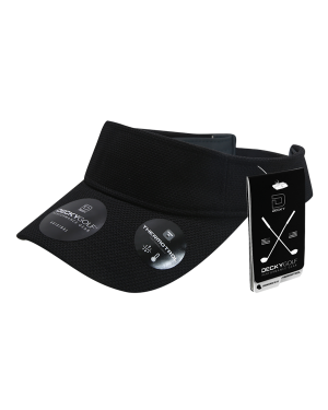Decky 6104 - Pique Patterned Sun Visors