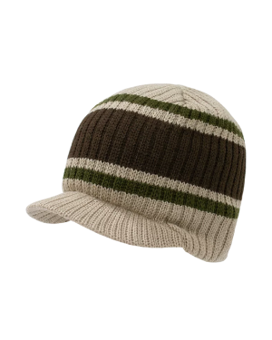 Decky 620 - Striped College HybriCap Beanie