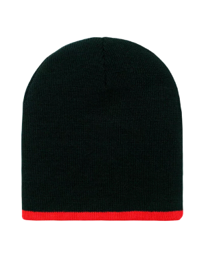 Decky 8007 - Acrylic/Polyester Striped Short Beanie