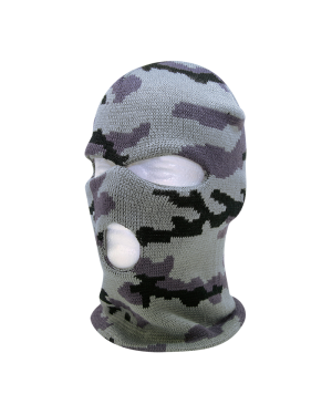 Decky 8032 - Camo 3 Holes Face Mask Beanie