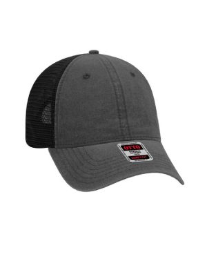 OTTO 121-1202 - OTTO CAP® OTTO COMFY FIT® 6 Panel Low Profile Mesh Back Trucker Hat