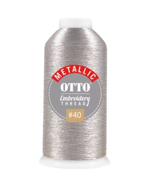 OTTO 157-110 - OTTO® Embroidery Metallic Thread #40 1,100 yd. Cone