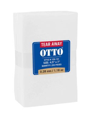 OTTO 159-101 - OTTO Embroidery Stabilizer Backing Tear Away Sheets