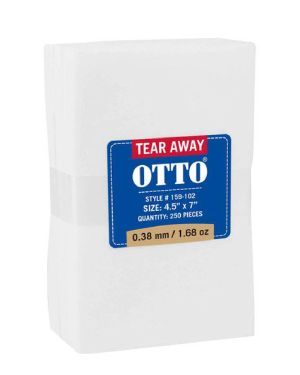 OTTO 159-102 - OTTO Embroidery Stabilizer Backing Tear Away Sheets