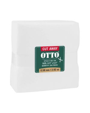 OTTO 160-104 - OTTO Embroidery Stabilizer Backing Cut Away Sheets