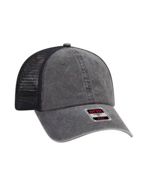 OTTO 169-1264 - OTTO CAP® OTTO FLEX® Fitted 6 Panel Low Profile Mesh Back Trucker Hat