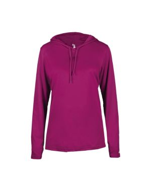 Badger Sport 416500 - LADIES B-CORE LONG SLEEVE HOODIE