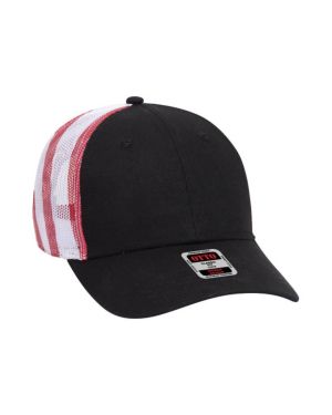 OTTO 88-1280 - OTTO CAP® 6 Panel Low Profile Mesh Back Trucker Hat