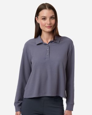 Adidas A1008 - Women's Beyond Long Sleeve Loose Polo