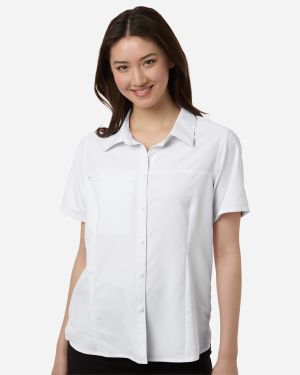 CORE365 CE520W - Women's UltraUVP Shoreline Short Sleeve Staff Shirt