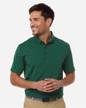 Adidas A2028 - Men's Ultimate365 Micro Print Polo