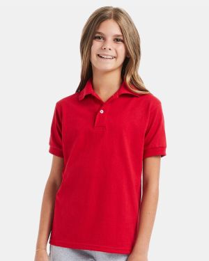 Hanes 054Y - Youth Ecosmart® Jersey Polo