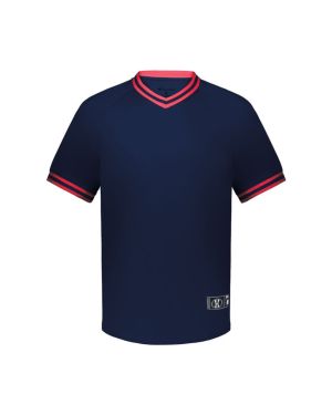 Holloway 221021 - Retro V-Neck Baseball Jersey