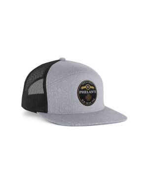 Pacific Headwear P710 - Heather 6-Panel Arch Trucker Snapback Cap