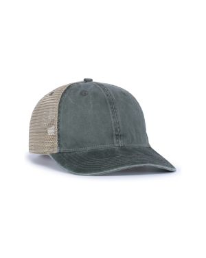 Pacific Headwear V37 - Vintage "Dirty" Trucker Snapback Cap