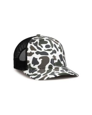 Pacific Headwear P686 - WEEKENDER DUCK CAMO TRUCKER SNAPBACK CAP