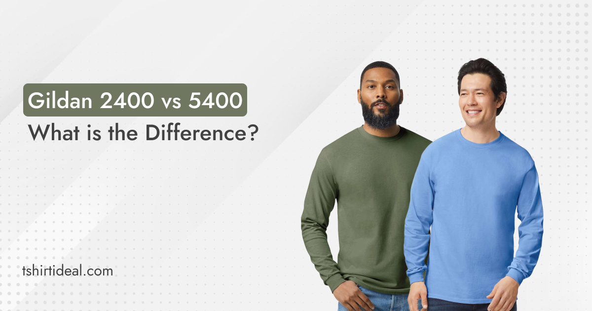 Gildan 2400 vs 5400 - What is the Difference
