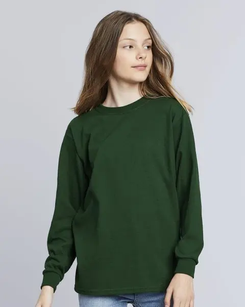 Gildan 5400B - Heavy Cotton™ Youth Long Sleeve T-Shirt