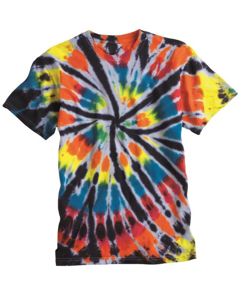 Dyenomite 200TD - Short Sleeve Rainbow Cut-Spiral T-Shirt